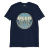 unisex-basic-softstyle-t-shirt-navy-front-69a309a68d86a.jpg Beer Always Tastes Better on a Boat – Funny Boater T-shirt